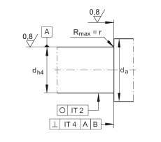 推力角接觸球軸承 ZKLN4075-2RS-2AP, 配對(duì)，雙向，兩側(cè)唇密封