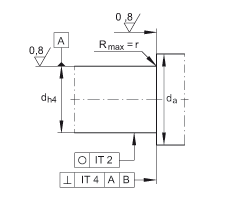 角接觸球軸承單元 ZKLFA1563-2Z, 雙向，螺釘安裝，兩側(cè)間隙密封