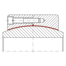 大的關(guān)節(jié)軸承 GE710-DW-2RS2, 根據(jù) DIN ISO 12 240-1 標準, 免維護，兩側(cè)密封